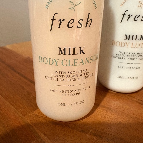 Fresh Milk Body Cleanser and Lotion Duo - 2.5 oz each - Picture 2 of 3